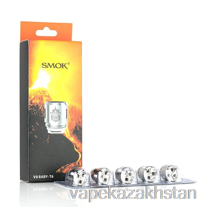Vape Disposable SMOK TFV8 Baby Replacement Coils V8 Baby-T6 Sextuple Core